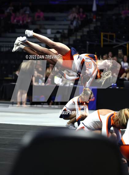 Thumbnail 1 in VHSL State Cheer Competition (Class 5) photogallery.