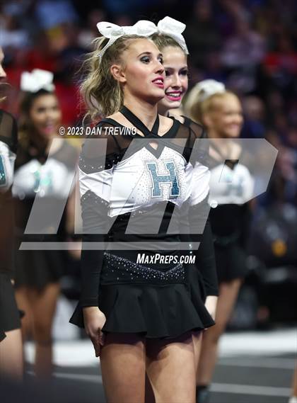 Thumbnail 1 in VHSL State Cheer Competition (Class 5) photogallery.