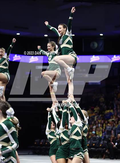 Thumbnail 1 in VHSL State Cheer Competition (Class 5) photogallery.