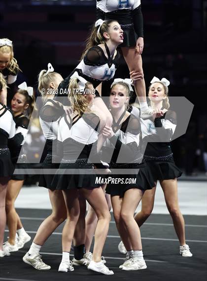 Thumbnail 1 in VHSL State Cheer Competition (Class 5) photogallery.