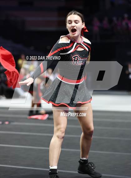 Thumbnail 1 in VHSL State Cheer Competition (Class 5) photogallery.