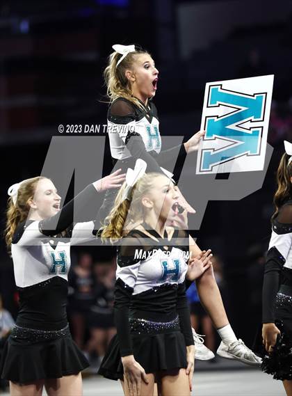 Thumbnail 3 in VHSL State Cheer Competition (Class 5) photogallery.
