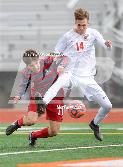 Thumbnail 1 in Brophy College Prep vs. Chaparral (AIA 6A Semifinal) photogallery.