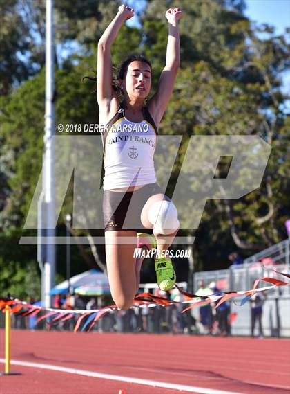 Thumbnail 1 in CCS Top 8 Los Gatos (Girls Long Jump) photogallery.