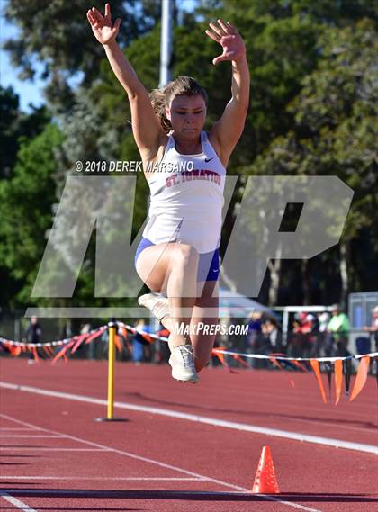 Thumbnail 1 in CCS Top 8 Los Gatos (Girls Long Jump) photogallery.