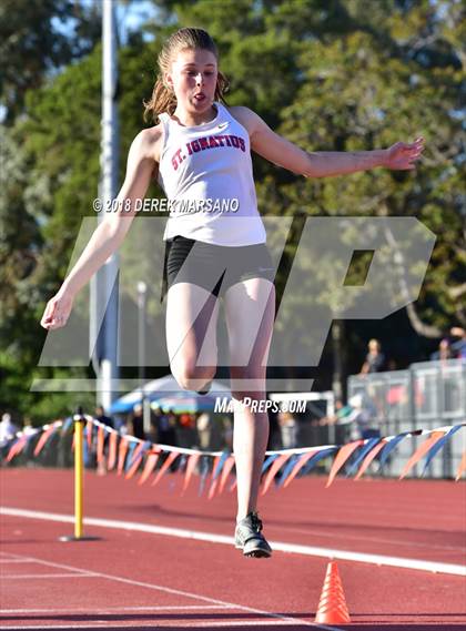 Thumbnail 3 in CCS Top 8 Los Gatos (Girls Long Jump) photogallery.
