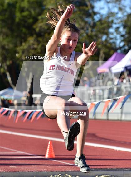 Thumbnail 2 in CCS Top 8 Los Gatos (Girls Long Jump) photogallery.