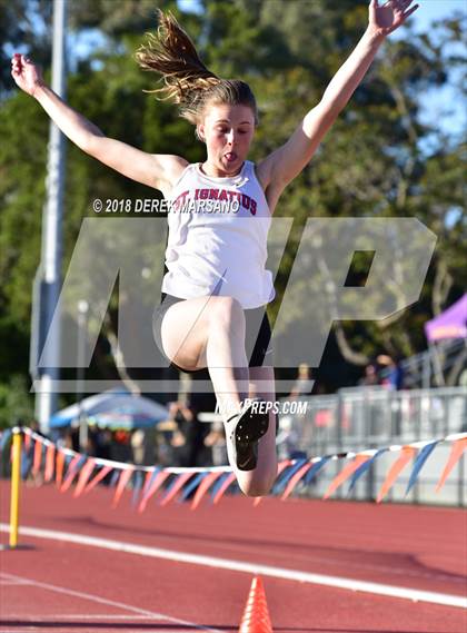 Thumbnail 1 in CCS Top 8 Los Gatos (Girls Long Jump) photogallery.