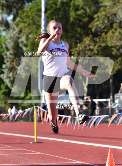 Thumbnail 2 in CCS Top 8 Los Gatos (Girls Long Jump) photogallery.