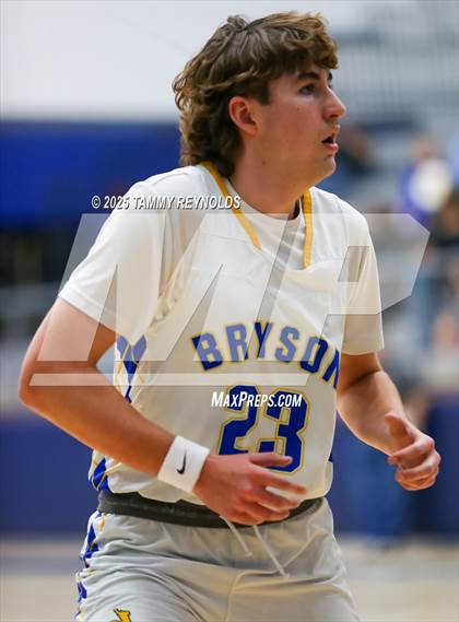 Thumbnail 1 in Sidney @ Bryson (UIL 1A D2 Basketball Semi-Regional) photogallery.