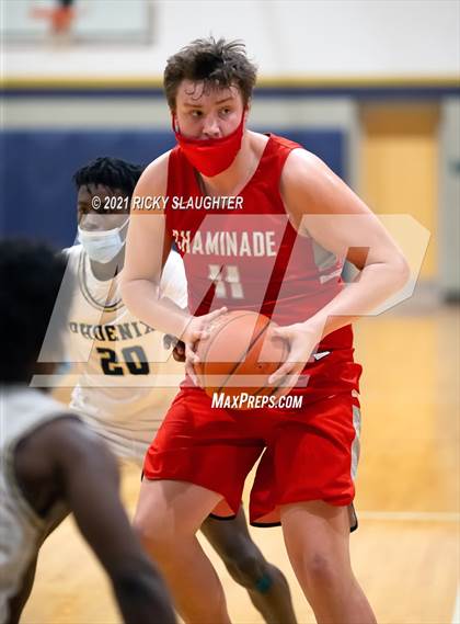 Thumbnail 2 in Miller Career Academy vs. Chaminade photogallery.