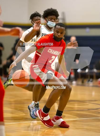 Thumbnail 2 in Miller Career Academy vs. Chaminade photogallery.