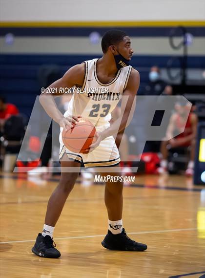 Thumbnail 2 in Miller Career Academy vs. Chaminade photogallery.