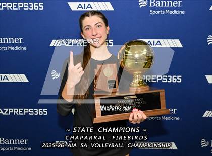 Thumbnail 2 in Chaparral vs. Sunrise Mountain (AIA 5A Final - Awards) photogallery.