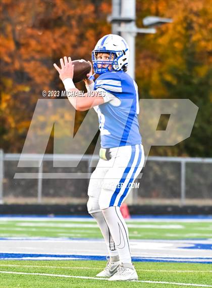 Thumbnail 3 in Lawrenceburg @ Batesville (IHSAA 3A Sectional Semifinal)  photogallery.