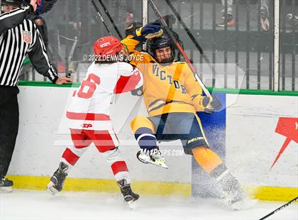Thumbnail 3 in Victor vs. Penfield (NYSPHAA Section 5 Class A Final) photogallery.