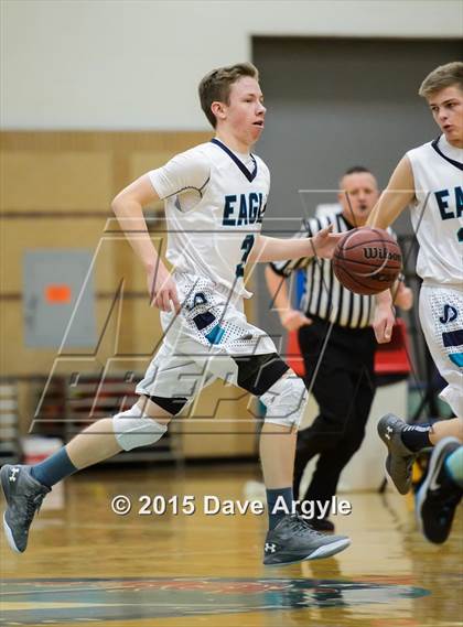 Thumbnail 1 in Rockwell vs Juan Diego Catholic (Eagle Holiday Shootout) photogallery.