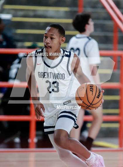 Thumbnail 1 in Brentwood School vs St. Anthony (Beverly Hills Tournament) photogallery.