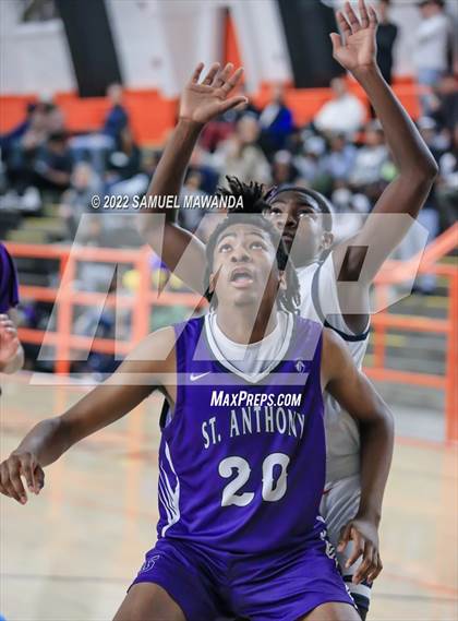 Thumbnail 3 in Brentwood School vs St. Anthony (Beverly Hills Tournament) photogallery.