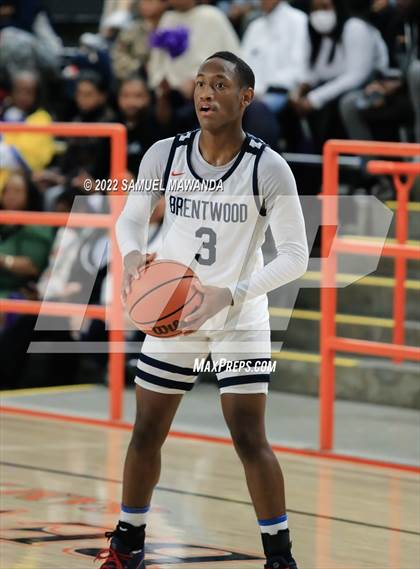 Thumbnail 2 in Brentwood School vs St. Anthony (Beverly Hills Tournament) photogallery.
