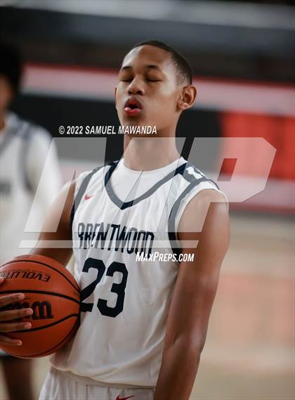 Thumbnail 2 in Brentwood School vs St. Anthony (Beverly Hills Tournament) photogallery.