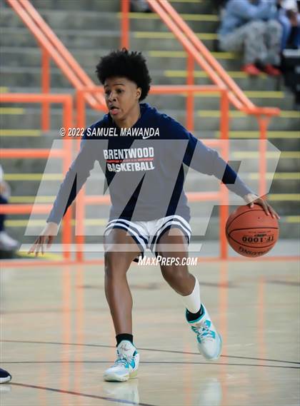 Thumbnail 3 in Brentwood School vs St. Anthony (Beverly Hills Tournament) photogallery.