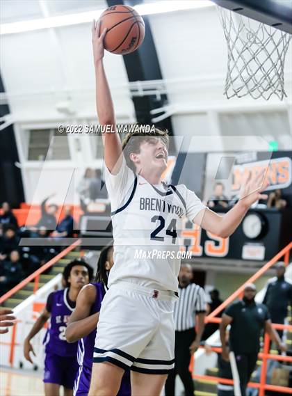 Thumbnail 3 in Brentwood School vs St. Anthony (Beverly Hills Tournament) photogallery.