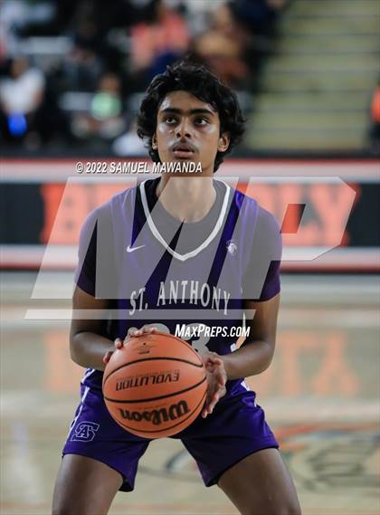 Thumbnail 3 in Brentwood School vs St. Anthony (Beverly Hills Tournament) photogallery.