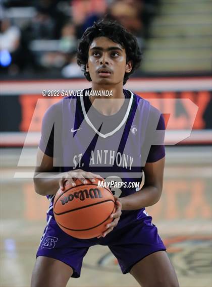 Thumbnail 1 in Brentwood School vs St. Anthony (Beverly Hills Tournament) photogallery.