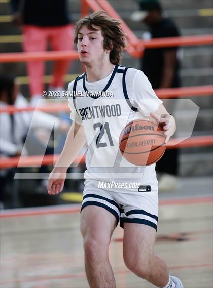 Thumbnail 3 in Brentwood School vs St. Anthony (Beverly Hills Tournament) photogallery.