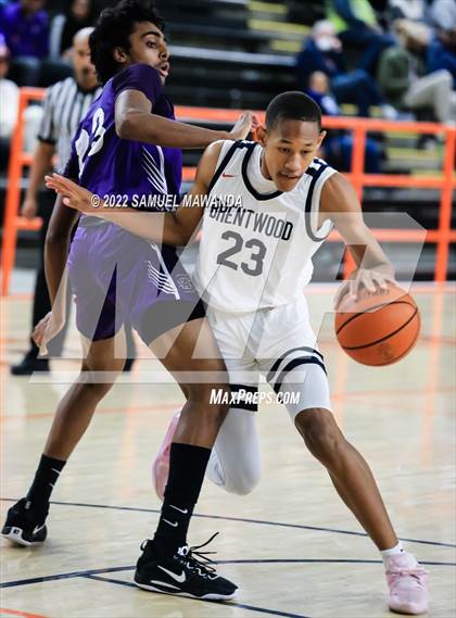 Thumbnail 3 in Brentwood School vs St. Anthony (Beverly Hills Tournament) photogallery.