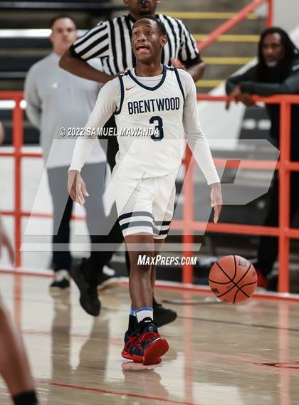 Thumbnail 3 in Brentwood School vs St. Anthony (Beverly Hills Tournament) photogallery.