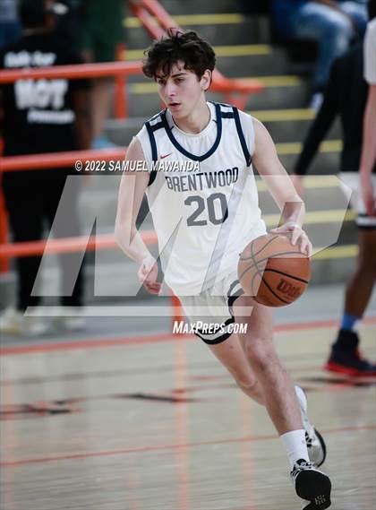 Thumbnail 3 in Brentwood School vs St. Anthony (Beverly Hills Tournament) photogallery.