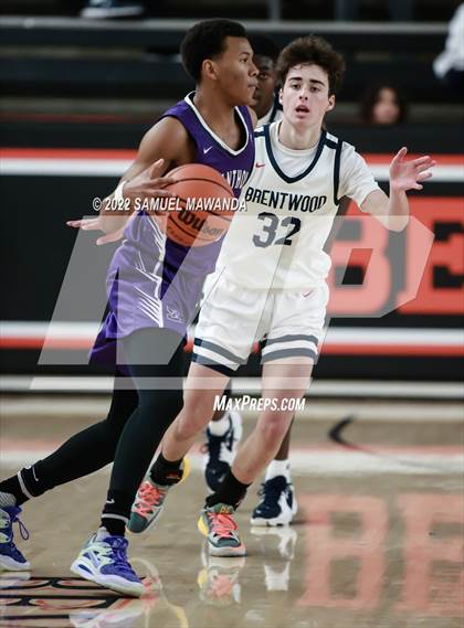Thumbnail 1 in Brentwood School vs St. Anthony (Beverly Hills Tournament) photogallery.