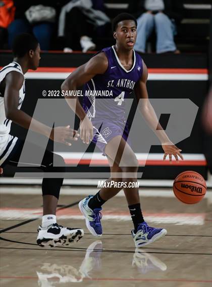 Thumbnail 2 in Brentwood School vs St. Anthony (Beverly Hills Tournament) photogallery.