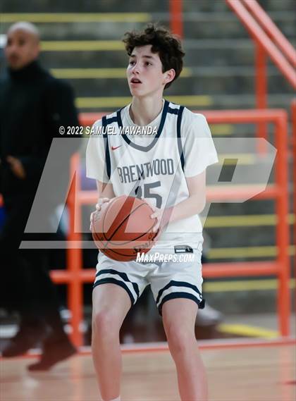 Thumbnail 1 in Brentwood School vs St. Anthony (Beverly Hills Tournament) photogallery.