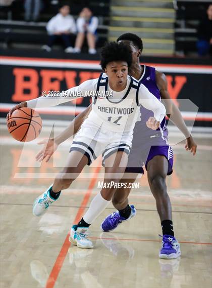 Thumbnail 1 in Brentwood School vs St. Anthony (Beverly Hills Tournament) photogallery.