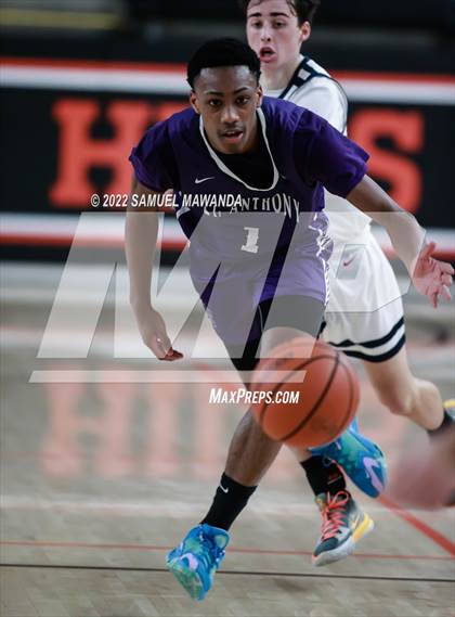 Thumbnail 3 in Brentwood School vs St. Anthony (Beverly Hills Tournament) photogallery.