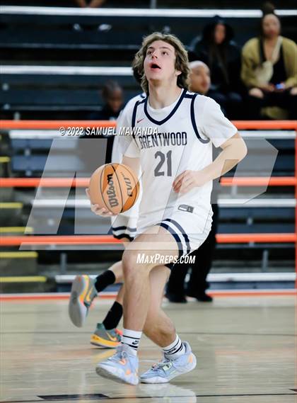 Thumbnail 1 in Brentwood School vs St. Anthony (Beverly Hills Tournament) photogallery.