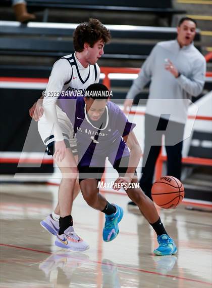Thumbnail 1 in Brentwood School vs St. Anthony (Beverly Hills Tournament) photogallery.