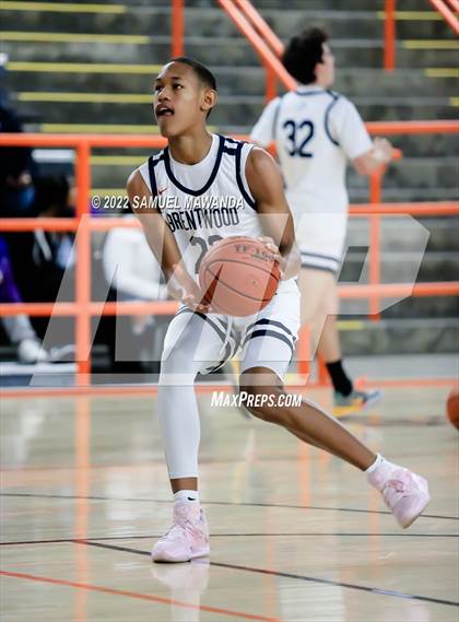 Thumbnail 2 in Brentwood School vs St. Anthony (Beverly Hills Tournament) photogallery.
