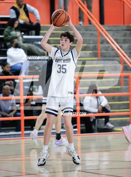 Thumbnail 2 in Brentwood School vs St. Anthony (Beverly Hills Tournament) photogallery.