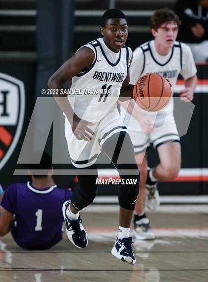 Thumbnail 1 in Brentwood School vs St. Anthony (Beverly Hills Tournament) photogallery.