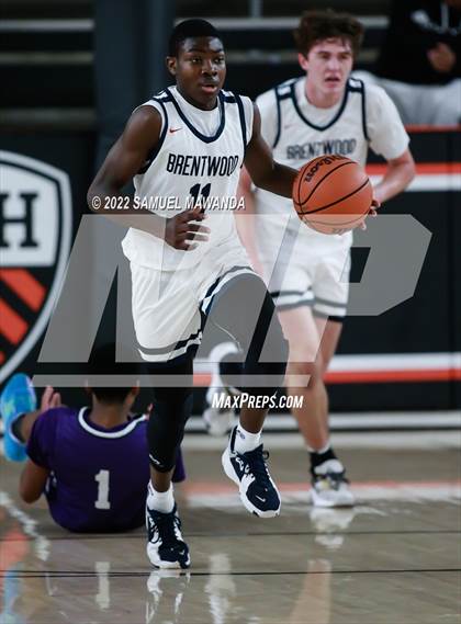 Thumbnail 3 in Brentwood School vs St. Anthony (Beverly Hills Tournament) photogallery.