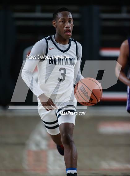 Thumbnail 3 in Brentwood School vs St. Anthony (Beverly Hills Tournament) photogallery.