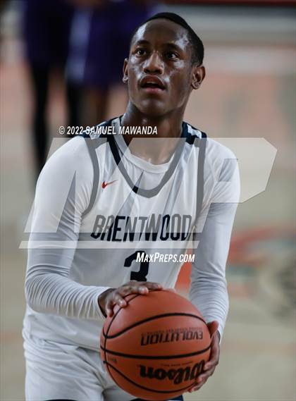 Thumbnail 3 in Brentwood School vs St. Anthony (Beverly Hills Tournament) photogallery.