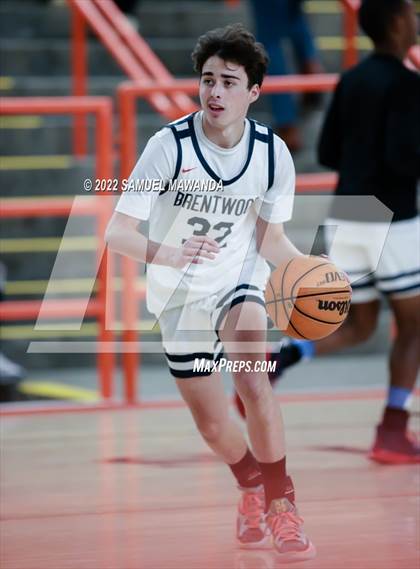Thumbnail 3 in Brentwood School vs St. Anthony (Beverly Hills Tournament) photogallery.