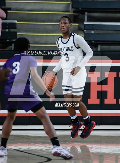 Thumbnail 3 in Brentwood School vs St. Anthony (Beverly Hills Tournament) photogallery.