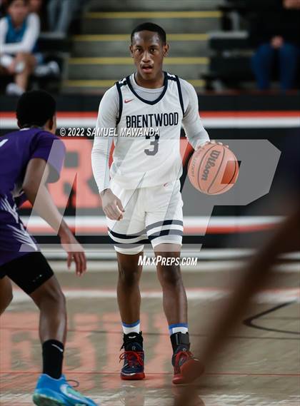 Thumbnail 2 in Brentwood School vs St. Anthony (Beverly Hills Tournament) photogallery.