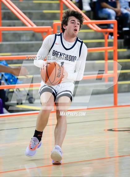Thumbnail 2 in Brentwood School vs St. Anthony (Beverly Hills Tournament) photogallery.